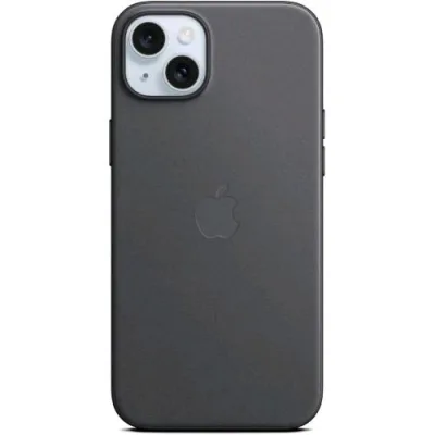 Apple iPHONE 15 Plus Custodia Magsafe in Tessuto Finewoven Black