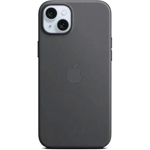 Apple iPHONE 15 Plus Custodia Magsafe in Tessuto Finewoven Black