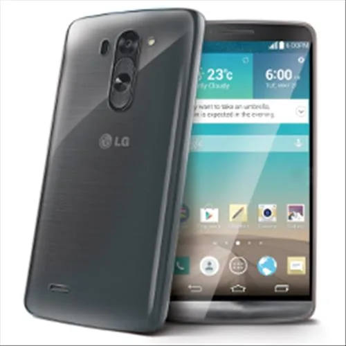 Celly GELSKIN426 LG G3 S Cover + Proteggi Schermo in Tpu Trasparente