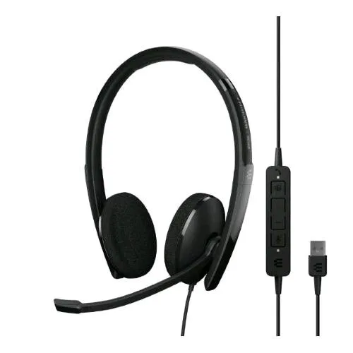 EPOS-SENNHEISER Epos Sennheiser Adapt 160T USB II Cuffia Stereo Padiglione con Microfono USB Tipo a Black