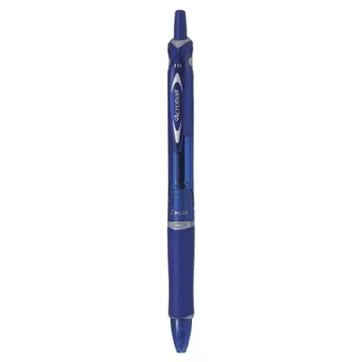 Pilot Acroball Begreen Penna a Sfera Ecologica Inchiostro Blu Punta Media Grip Ergonomico Conf. 10 Pz.
