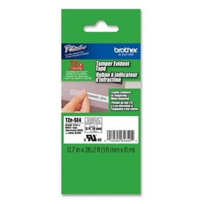 Brother TZESE4 Nastro di Sicurezza 18mm
