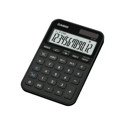 Casio MS-20YC Small Desk Cacolatrice da Tavolo 12 Cifre Nero