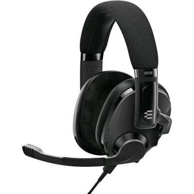EPOS Sennheiser H3 Hybrid Cuffie Gaming Ad Acustica Chiusa Bluetooth Cuffie con Microfono Cavo USB-A e Jack 3,5 mm per PC e Console - Doppio Microfono Leggere e Multipiattaforma Nero