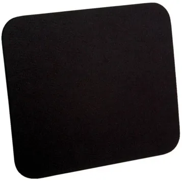 TAPPETINO MOUSE PAD NYLON NERO 250*215*5MM