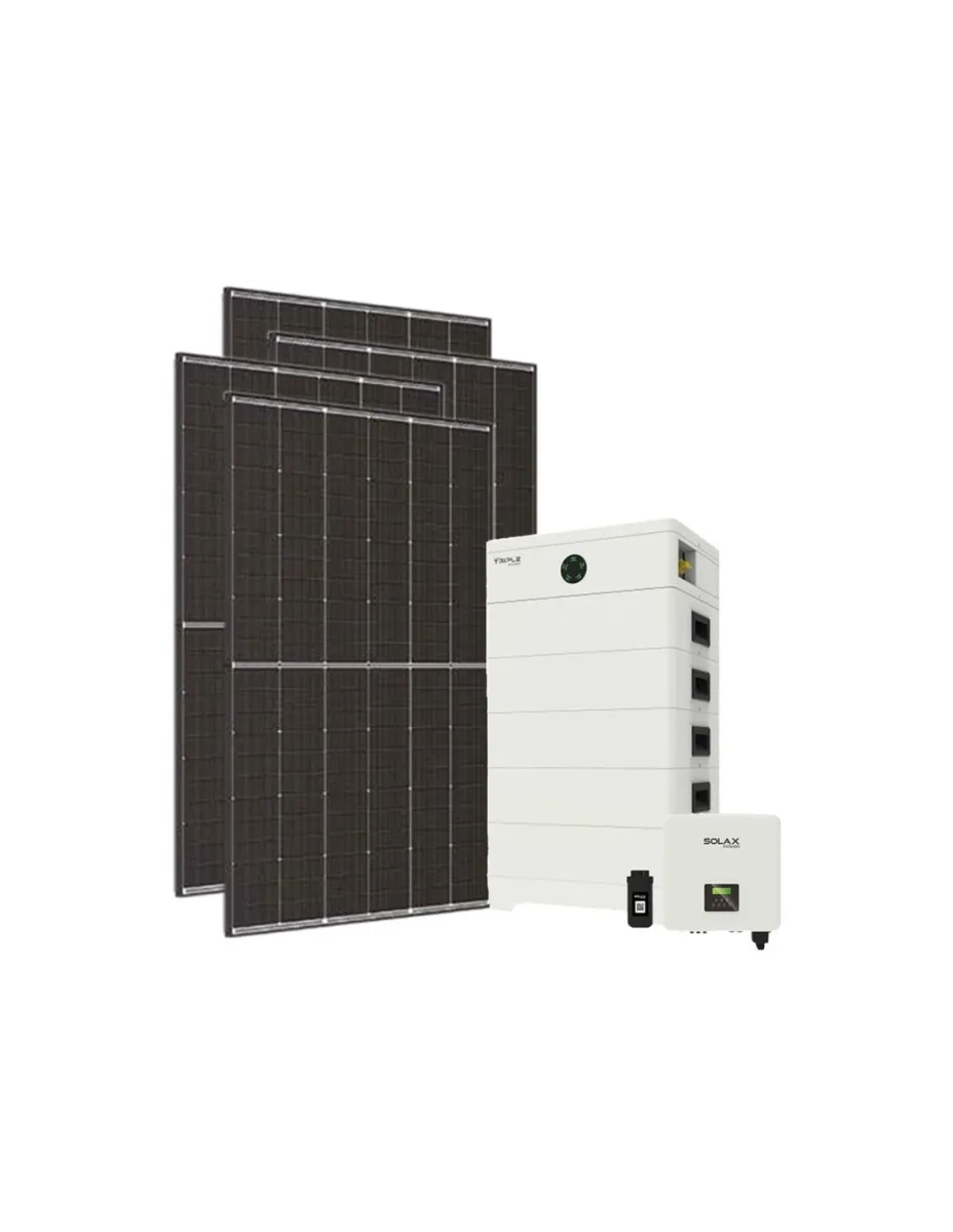 Kit fotovoltaico trifase 10800W inverter 10kW batteria al litio 43.2KWh TP-HS36 Solax Power