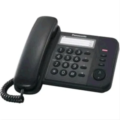 Panasonic KX-TS520EX1B Telefono da Tavolo Nero