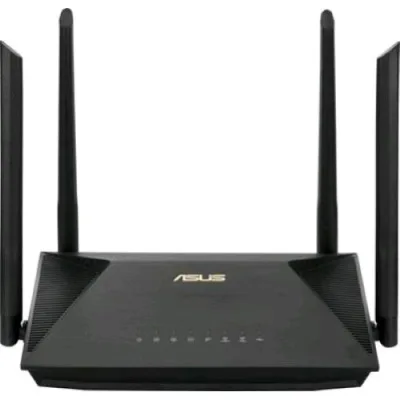 ASUS RT-AX53U Router 4G LTE Wireless Gigabit Ethernet Dual-Band 2.4/5GHz 3G/4G LTE LAN Gigabit 4 Antenne Esterne Nero
