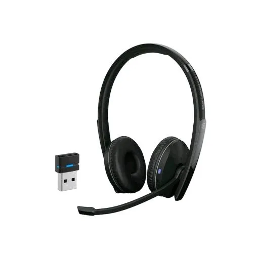 Epos-Sennheiser Adapt 260 Cuffia con Microfono Bluetooth Ricevitore USB a Certificata Microsoft Teams Uc Nero