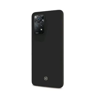 Celly Xiaomi Redmi Note 11 Pro 4G/11 Pro 5G Cover in Tpu con Rivestimento in Silicone Soft Touch Black