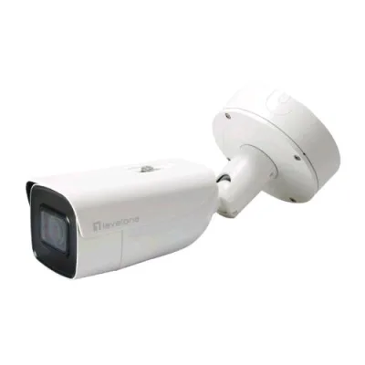 Level One FCS-5095 Telecamera di Videoserveglianza Gemini IP 8MP POE LED IR Interno/Esterno Audio a Due Vie IP67 White