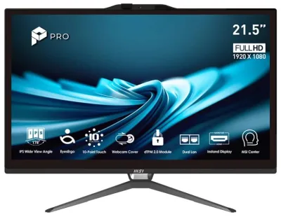 AIO 21,5 PEN 8GB 128GB BK W11P TCH G7400 MULTITOUCH FHD ANTIGLA WEBCAM