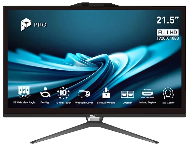 AIO 21,5 PEN 8GB 128GB BK W11P TCH G7400 MULTITOUCH FHD ANTIGLA WEBCAM