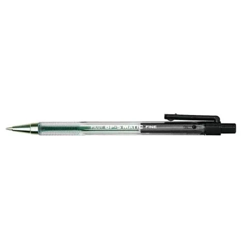 Pilot BP-S Matic Penna a Sfera a Scatto Nero Punta Conica 0.70mm Conf 12 Pz.