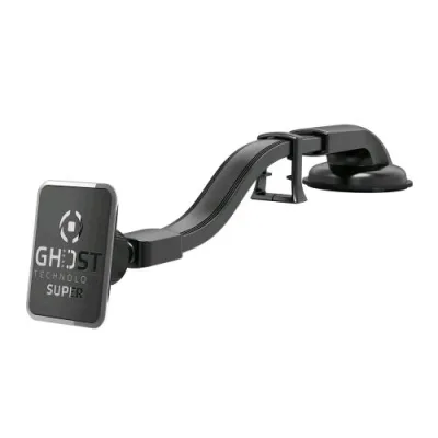 Celly Ghost Super Flex Supporto Magnetico Ultra Resistente con Braccio Flessibile Nero