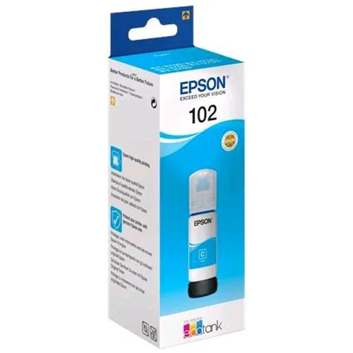 Epson 102 Flacone Inkjet Ecotank 70ml Ciano