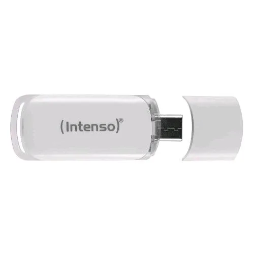 Intenso Chiavetta USB 64GB 3.1TYPE-C Flash Line Super Speed Bianco