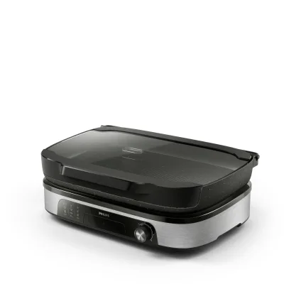 GRILL DA TAVOLO PHILIPS CON AFFUMIC AZIONE E INFUSORE ELETTRICO