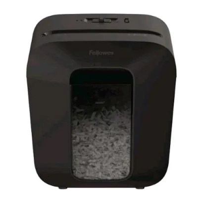 Fellowes LX25 Distruggidocumenti a Frammento Cestino 11.5 l Capacita' 6 Fogli Nero