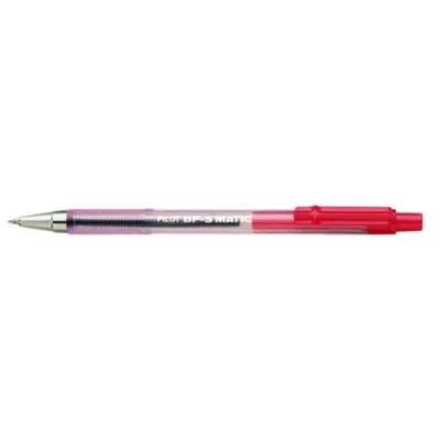Pilot BP-S Matic Penna a Sfera a Scatto Rosso Punta Conica 0.70mm Conf 12PZ.