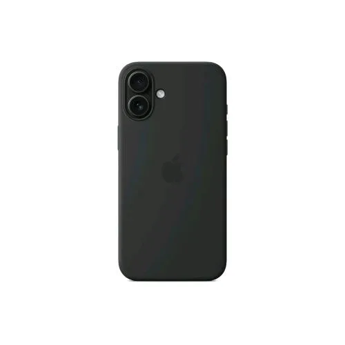 Apple iPHONE 16 Plus Silicone Case Cover Magsafe in Silicone Nero