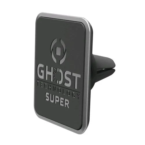 Celly Ghost Super Vent Supporto Magnetico Ultra Resistente per Griglia di Areazione Nero Grigio
