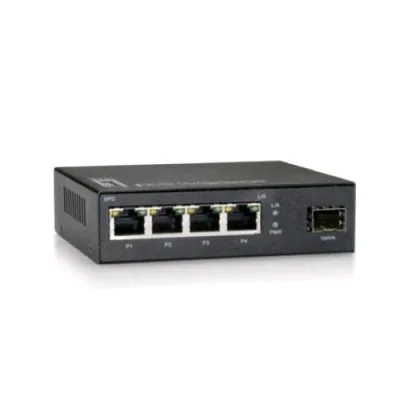 Level One Geu-0521 Switch di Rete Non Gestito Gigabit Ethernet 10/100/1000 4 Porte RJ-45 1XPORTA SFP Gigabit Grey