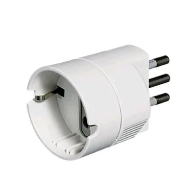 Bticino Adattatore Spina Shuko 10A/Presa P30 Bco