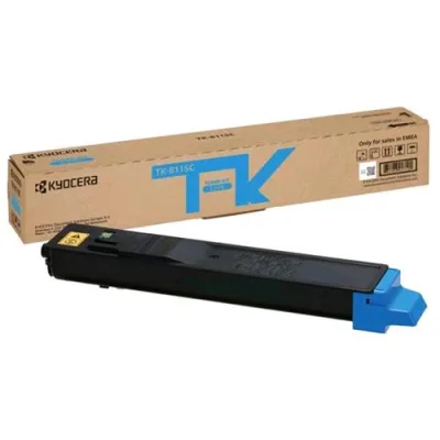 Kyocera TK-8115C Toner Ciano Ecosys M8124 6.000 Pagine