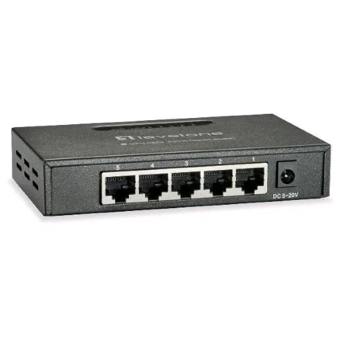 Level One Geu-0523 Switch 5 Porte Gigabit Ethernet in Metallo