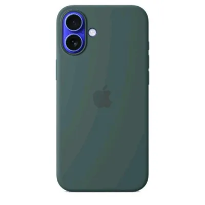 Apple iPHONE 16 Plus Silicone Case Magsafe Lake Green