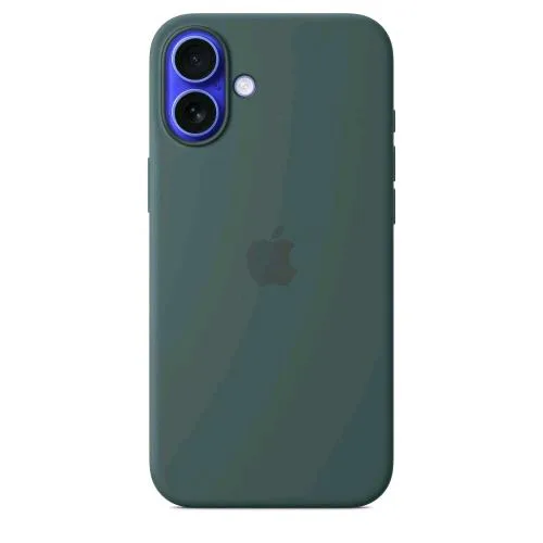 Apple iPHONE 16 Plus Silicone Case Magsafe Lake Green