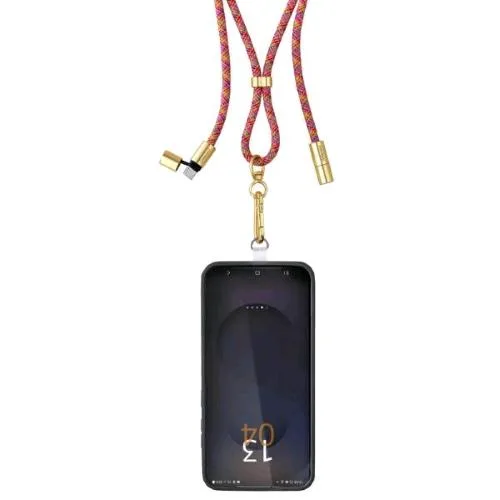 Intenso Cordino di Ricarica/Dati Gan USB-C e Portacellulare 2 in 1 PD Quick Charge 4.0 60 W 1.65 m