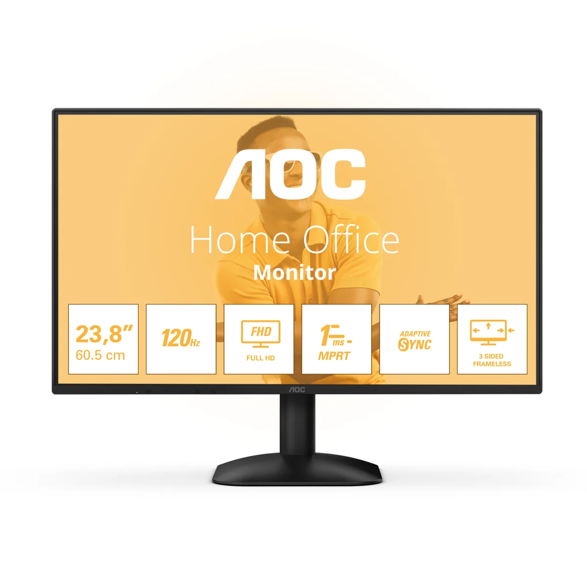 MON 23,8IPS 120HZ HDMI VGA AOC 16:9 24B31H