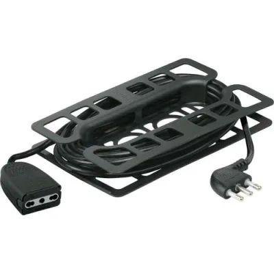 Bticino BT-2528N Prolungacon Presa Maschio 16A e Presa Femmiina Bipasso 10/16A 5 m Nero