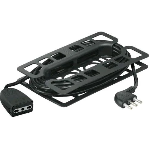 Bticino BT-2528N Prolungacon Presa Maschio 16A e Presa Femmiina Bipasso 10/16A 5 m Nero