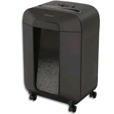 Fellowes Leonardi Fellowes LX85 Distruggidocumenti a Frammento Cestino 19l Capacita' 12 Fogli Nero
