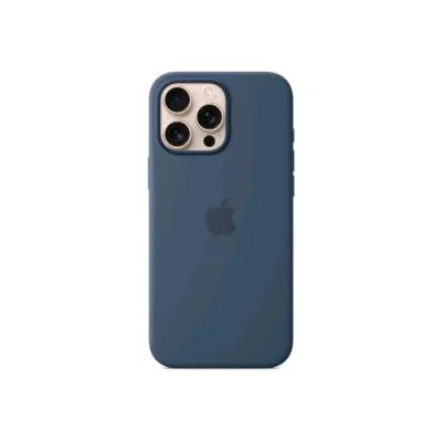 Apple iPHONE 16 Pro Max Silicone Case Cover Magsafe in Silicone Denim