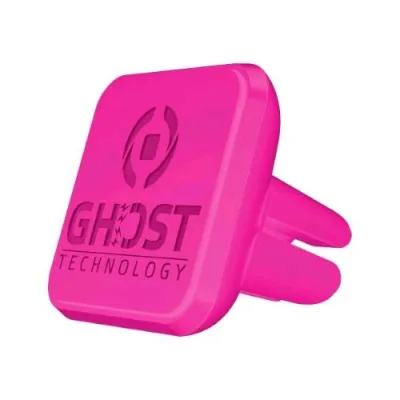 Celly Ghost Vent Supporto Auto per Smartphone Magnetico con Clip per Griglia di Areazione Rosa