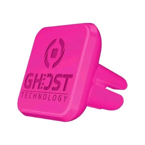 Celly Ghost Vent Supporto Auto per Smartphone Magnetico con Clip per Griglia di Areazione Rosa