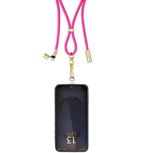 Intenso Cordino di Ricarica/Dati Gan USB-C e Portacellulare 2 in 1 PD Quick Charge 4.0 60 W 1.65 m Neon Pink
