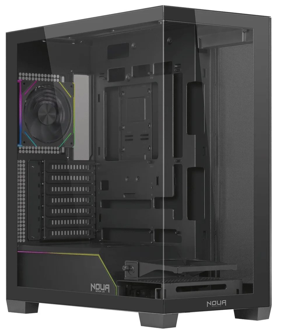 CASE ATX GAMING NO PSU IRON VK120 2USB3 1USBC 1FAN RGB VETRO