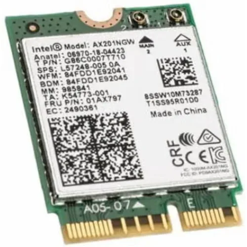 ASUS Scheda Wi-Fi 6 Dual Band 2.4/5GHz Bluetooth V-M.2 Cnvi/Intel AX201