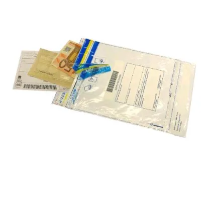 VIVA Buste per Spedizioni con Chiusura Anti Manomissione in Polietilene 365 x 455 mm Trasparente Conf 25 Pz.