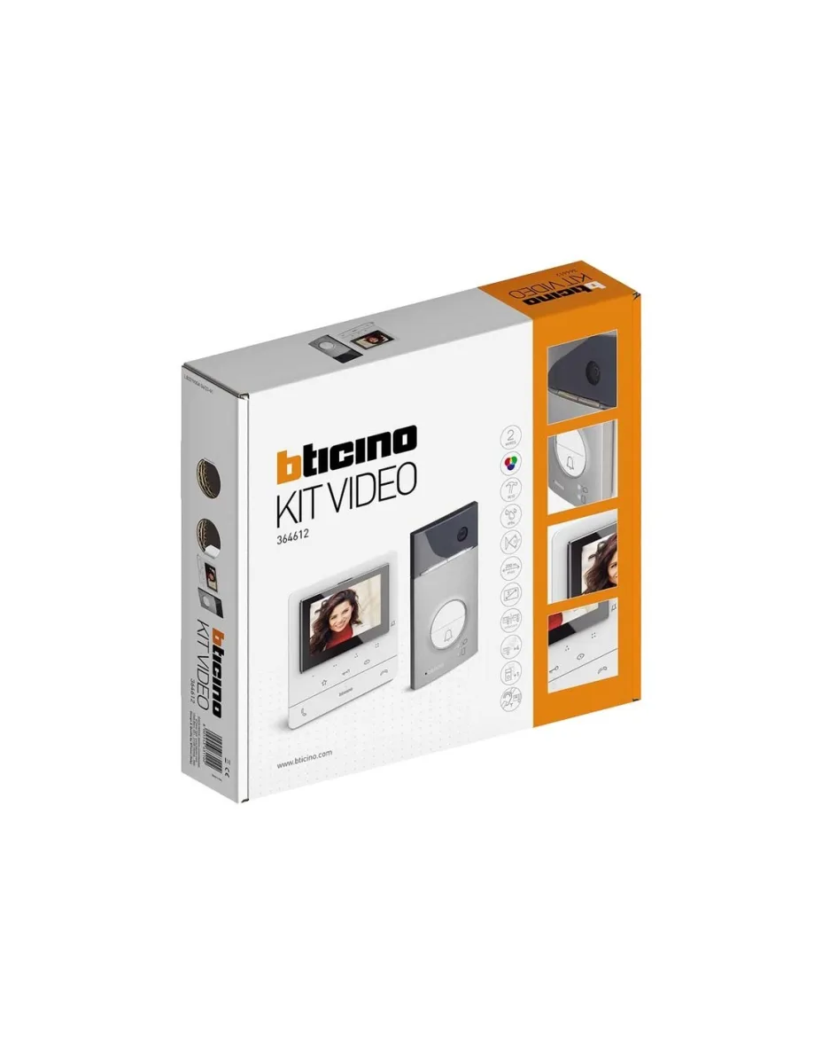 Kit vivavoce monofamiliare con videocitofono CLASSE100 V16E BTicino