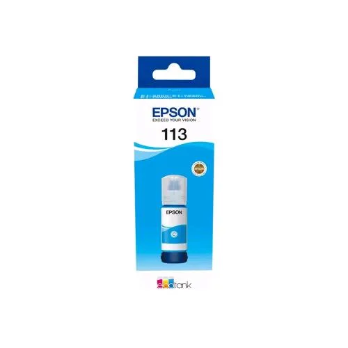 Epson 113 Ecotank Ciano Inchiostro 70 ml per Ecotank Et-16150 16600 16650 5150 5170 5800 5850 5880 M16600; Ecotank Pro Et-5800
