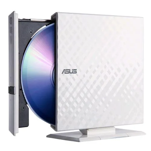 ASUS Sdrw-08D2S-U Lite Bianco Masterizzatore CD/DVD Esterno Interfaccia USB Colore Bianco