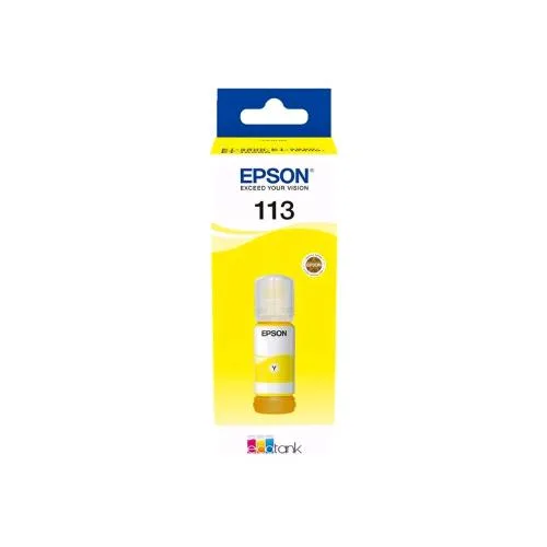 Epson 113 Ecotank Giallo Inchiostro 70 ml per Ecotank Et-16150 16600 16650 5150 5170 5800 5850 5880 M16600; Ecotank Pro Et-5800