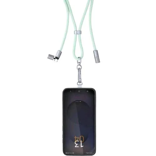 Intenso Cordino di Ricarica/Dati Gan USB-C e Portacellulare 2 in 1 PD Quick Charge 4.0 60 W 1.65 m Verde