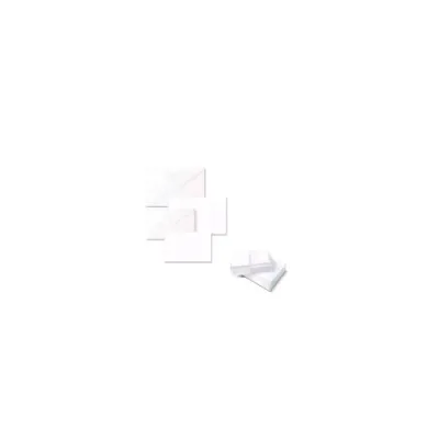 Saul Sadoch Rex Biglietti e Buste 7,5X11 cm Bianco Conf 100 Pz.